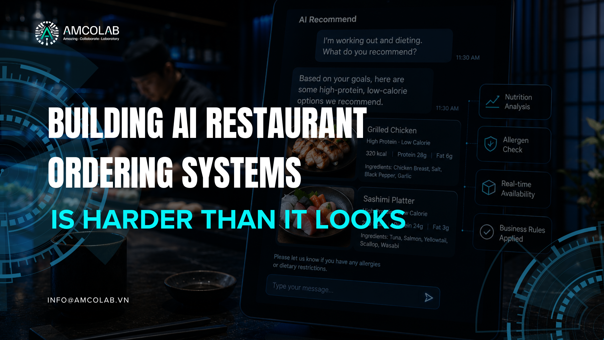 AIを活用したレストラン注文システムの構築は、想像以上に難しい