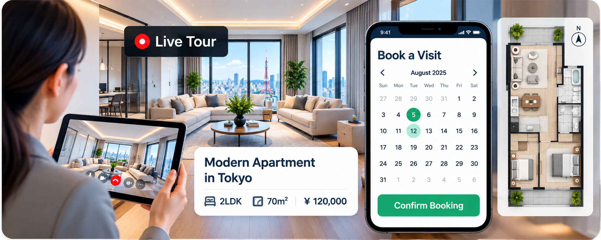 Real Estate Platform with Short Video and Livestream Open Houses